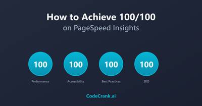 How to Achieve 100 on PageSpeed